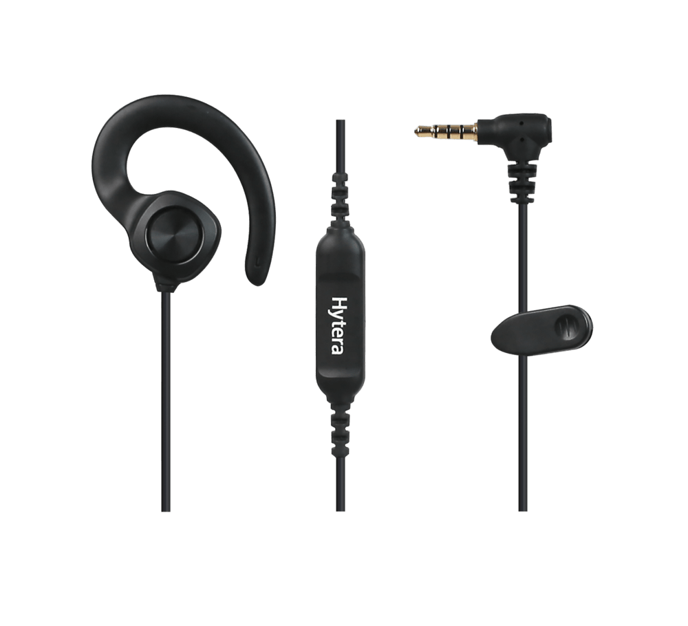 Hytera EHS26R C - Style Earpiece for Right Ear 3.5mm Plug - Sitecomm
