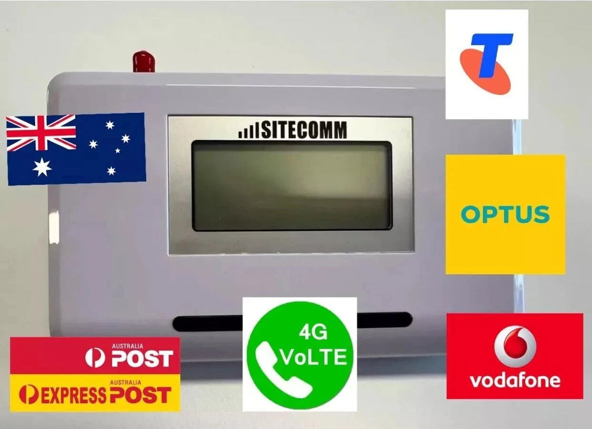 Sitecomm 4G VoLTE PSTN Dialler - Sitecomm GPS Tracking Australia
